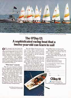 The O'Day 12 Sailboat: A Sophisticated Racing Boat (1977) 