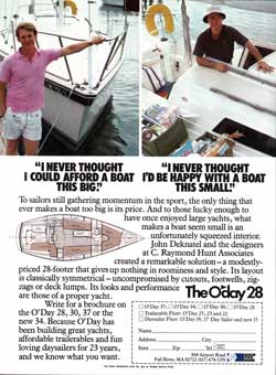 The O'Day 28. Afford A Boat This Big. Happy With A Boat This Small. (1981)