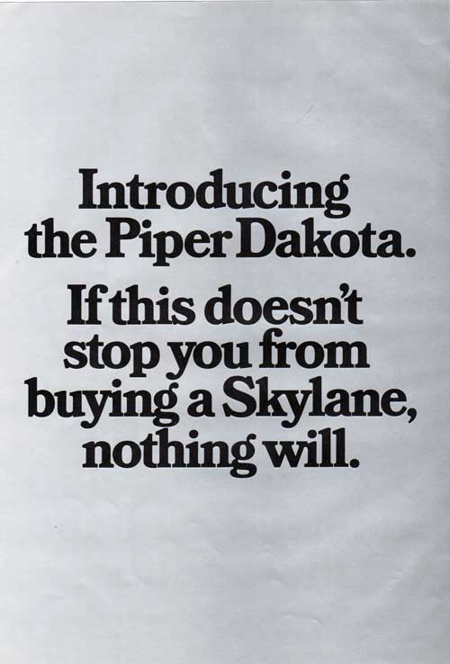 Introducing the Piper Dakota - 1978 Advertisement (Page 1 of 4)