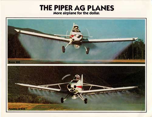 The Piper AG Planes - 1978 Brochure Cover