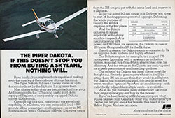 Piper Dakota: Range, Speed, Load Capacity (1979)