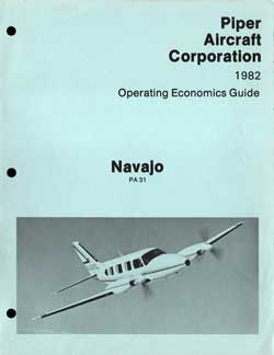 1982 Piper Navajo Operating Economics Guide