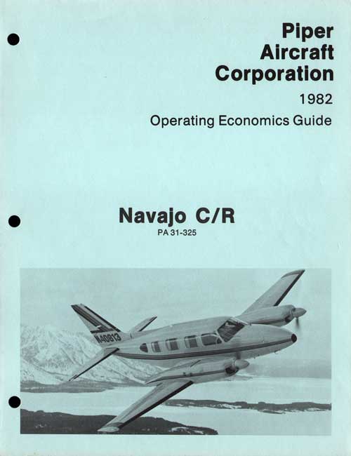 1982 Navajo C/R Operating Economics Guide - Piper Aircraft Corporation