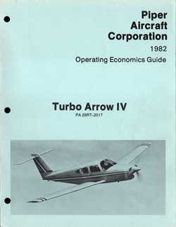 1982 Operating Economics Guide for the Turbo Arrow IV