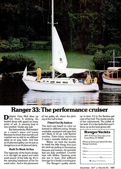 Ranger 33: The Performance Cruiser