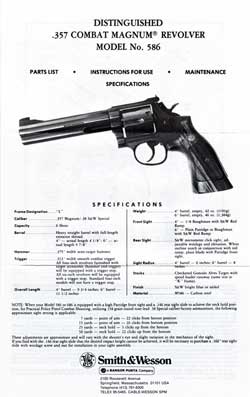 Distinguished .357 Combat Magnum ® Revolver Model No. 586 (1974)