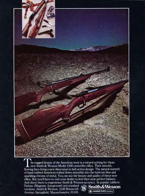 Smith & Wesson Model 1500 Centerfire Rifles - 1979 Print Advertisement