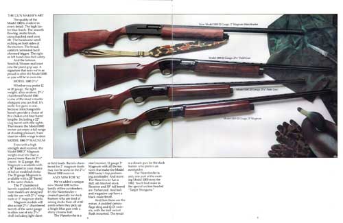 Four Models of the 1000 Shotguns from Smith and Wesson