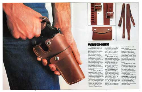 Smith & Wesson Wessonhide Synthetic Leather Accessories (1982) 