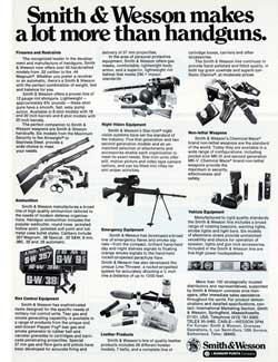 Smith & Wesson makes a lot more than handguns (1980)