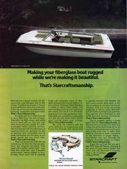 1972 Starcraft's 17 Foot Capri Inboard / Outboard Fiberglass Boat