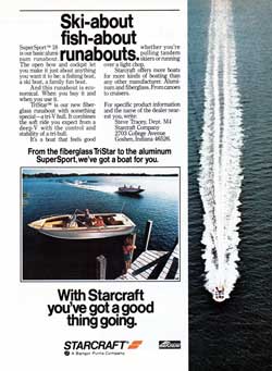 1978 SuperSport™ 18: Ski-about, fish-about, runabouts.