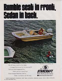 1970 Starcraft TR-150 Fiberglass Sportabout Outboard Boat