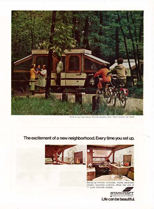 The Excitement of a New Neighborhood - 1971 Starcraft Advertisement