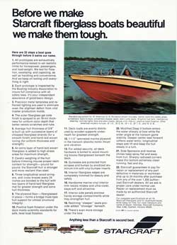 1972 Starcraft American Outboard Runabout Fiberglass Boats