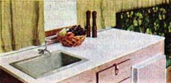 Closeup of the Kitchen Sink and Counter Area