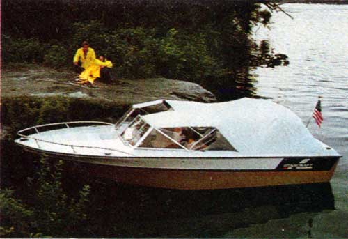 20' American Runabout Parked on Shore