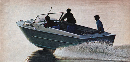 The Starcraft 21 Islander I/O Family Cruiser.