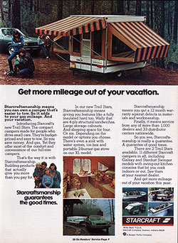 Starcraft Trail Star Camper - Easy Towing (1974)