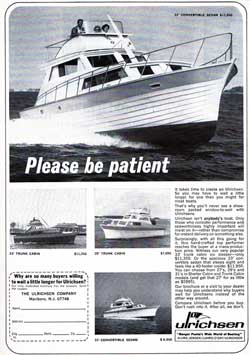 Ulrichsen Boats - Convertible Sedans and Trunk Cabins (1967)