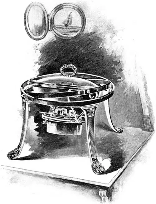 Plated Yacht Chafing Dish No. 0619