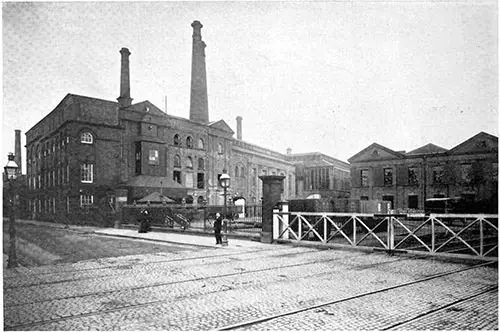 Allsopp's Brewery — Vlew of Old Brewery and Lager Beer Brewery