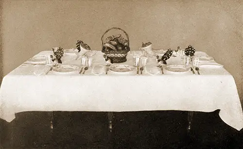 Thanksgiving Dinner Table Spread. Almost Ready for our Dining Guests.