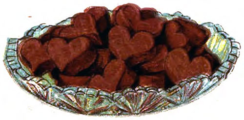 Fudge Hearts or Rounds