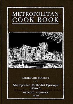 Metropolitan Cook Book - 1922