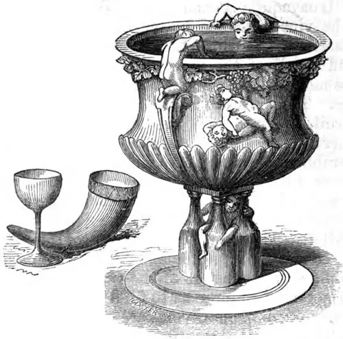 Wine Vessels: The Sack Cup is at Cothele, Cornwall