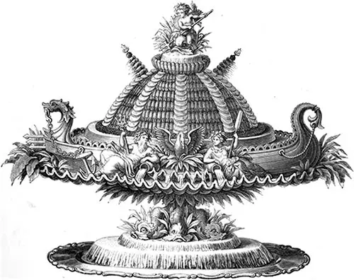 1656. — Grand Buisson de Queues de Homard et Crevettes (Dessin 193).
