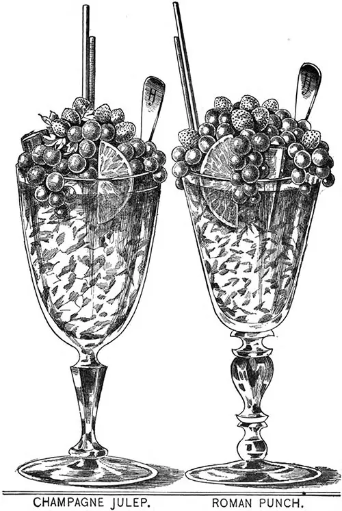 Champagne Julep | Roman Punch