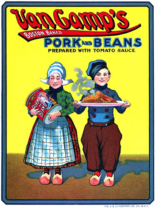 Van Camp's Boston Baked Pork and Beans © 1912