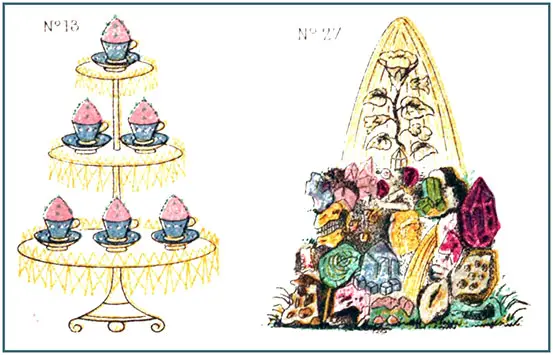 P. 283 (TREAFC) - Chantilly Cups | Imitation Minerals in Sugar