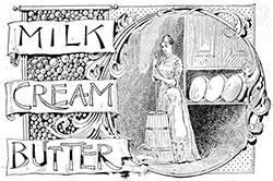 Milk Cream and Butter