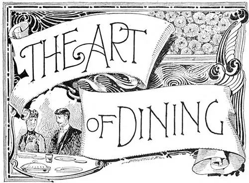 Epicurus - The Fine Art of Dining - 1908