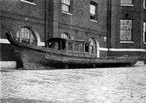 AN OLD ADMIRALTY BARGE.