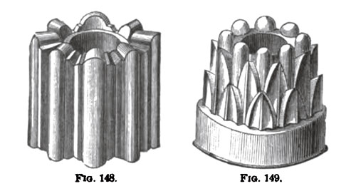 Fig. 148 and 149-Cream and Jelly Molds