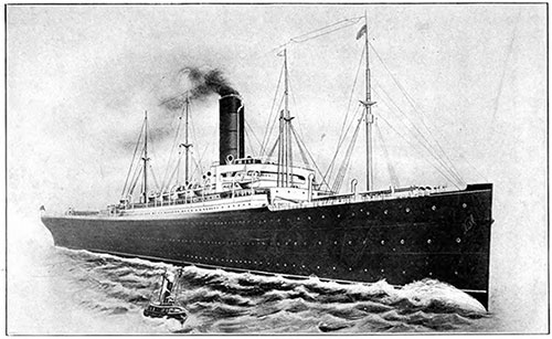 The RMS Carpathia of the Cunard Line - Rescue Ship for the Titanic