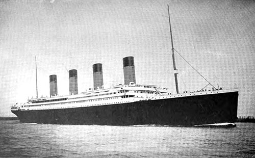 The RMS Titanic at Southampton