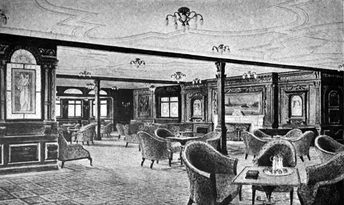 First Class Smoking Room on the Titanic