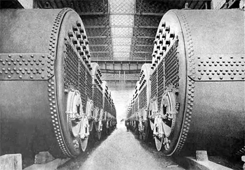 Boilers on the RMS Titanic