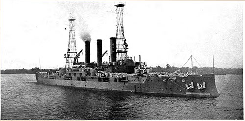 The USS Kansas Battleship