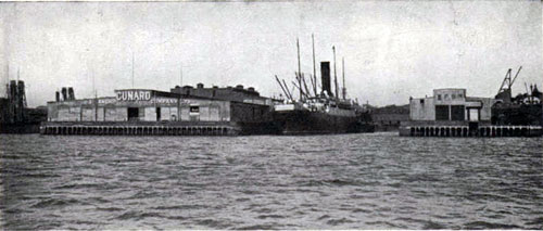 Cunard Wharf, East Boston, Circa 1915