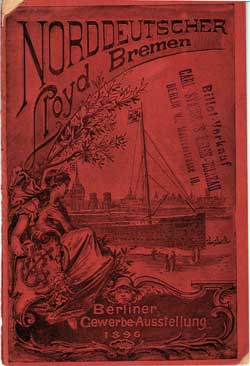 Norddeutscher Lloyd Bremen 1896 Berliner Cewerbe-Aussstellung