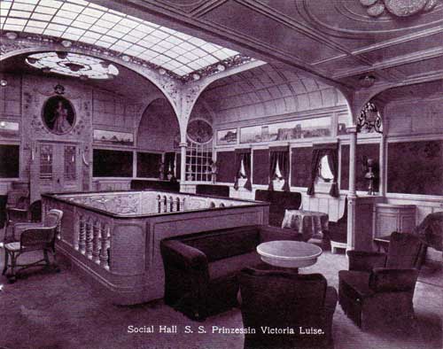 Social Hall - SS Prinzessin Victoria Luise
