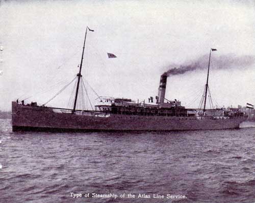 Type of Steamship of the Atlas Line Service.
