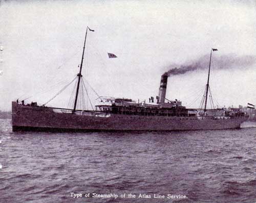 Type of Steamship of the Atlas Line Service 