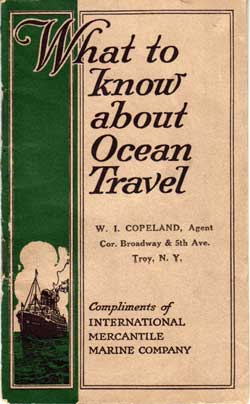 What to Know About Ocean Travel by IMM 1924