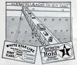 Mechanical baggage conveyor and examples of baggage 